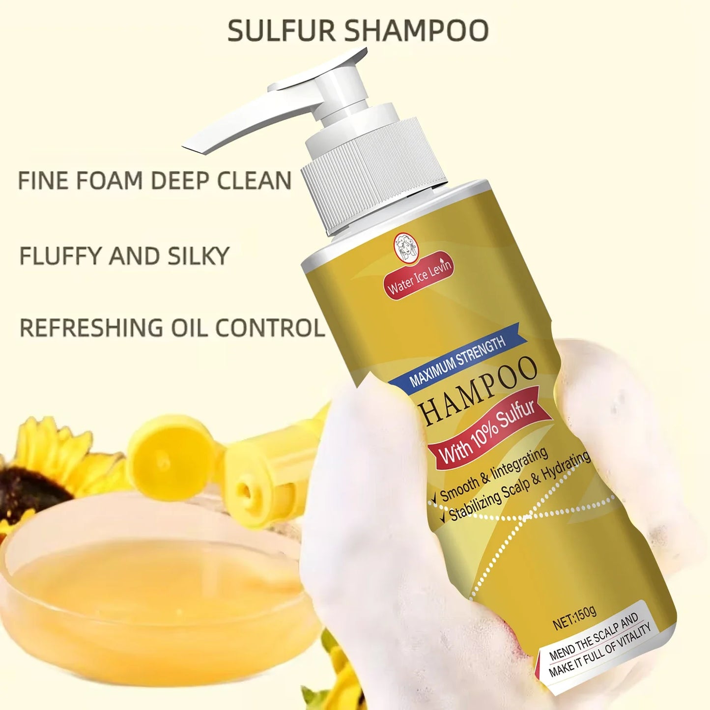 10% Sulfur Shampoo – Scalp Relief & Hydration for Men & Women