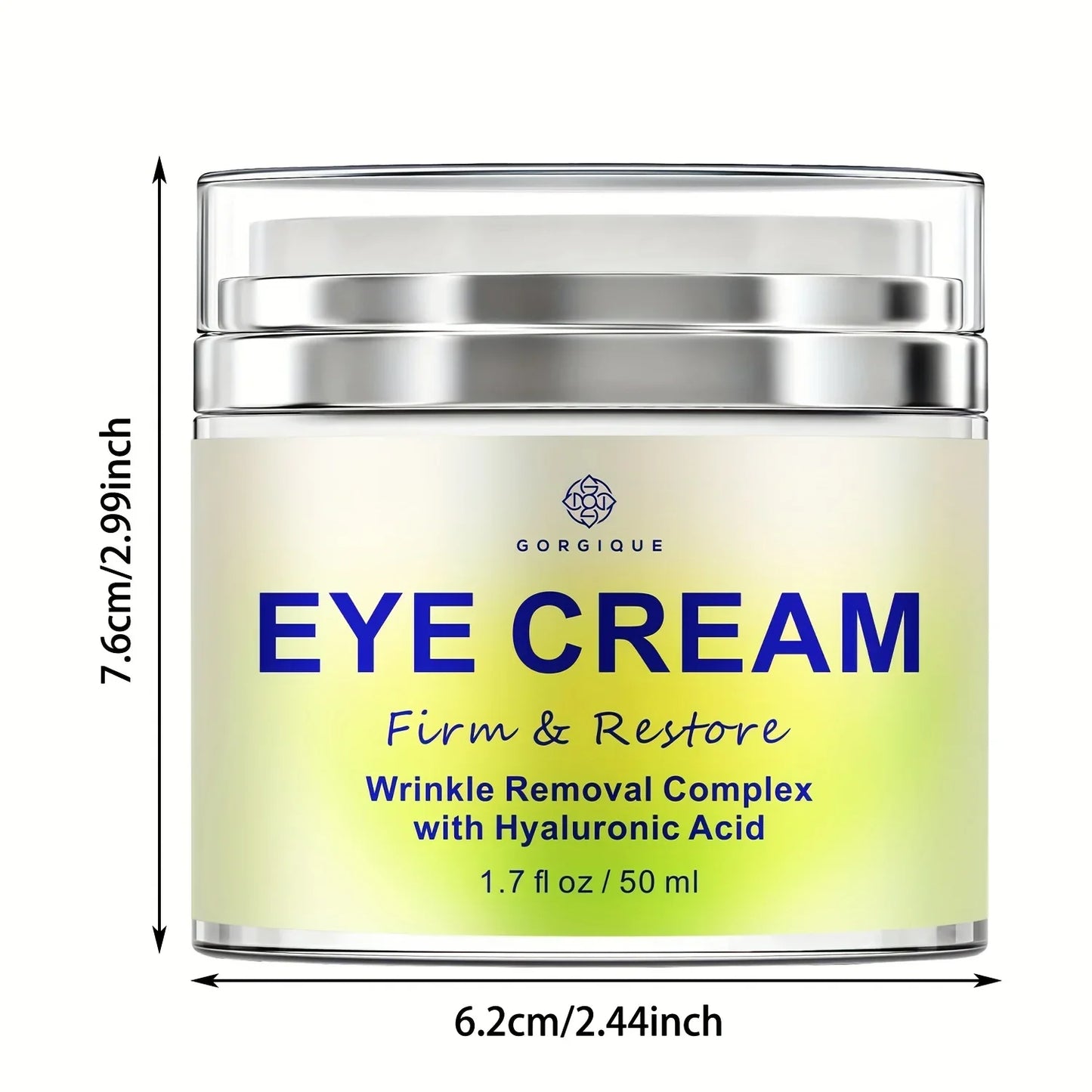 GORGIQUE Under Eye Cream Hyaluronic Acid – Firming & Brightening