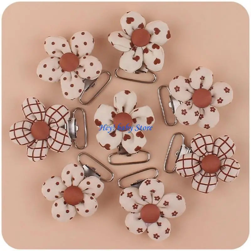 DIY Flower Baby Pacifier Clip – 4 Patterns, Girls & Boys