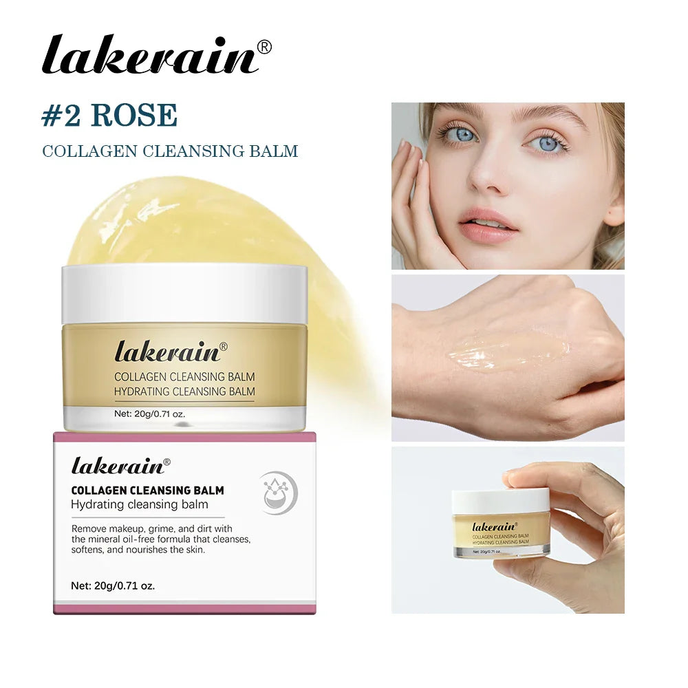 Lakerain Collagen Cleansing Balm – Makeup Remover & Hydrator