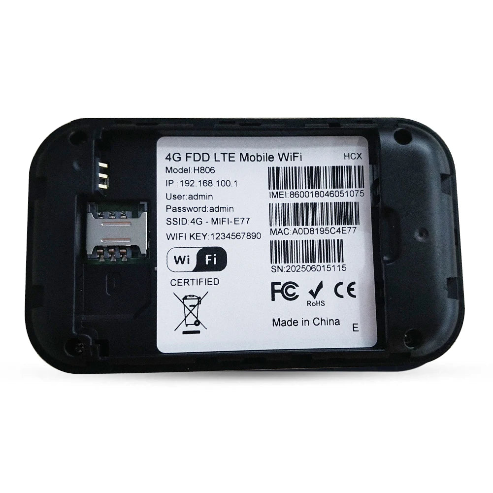 4G LTE Router 150Mbps WiFi Repeater Signal Amplifier Network Expander Mobile Hotspot Pocket Wireless Mifi Modem SIM Card Slot Peaceful Pleasures Health and Wellness