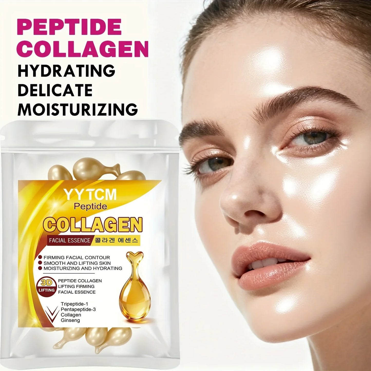 Polypeptide Collagen Essence Capsules – Firming Face Serum