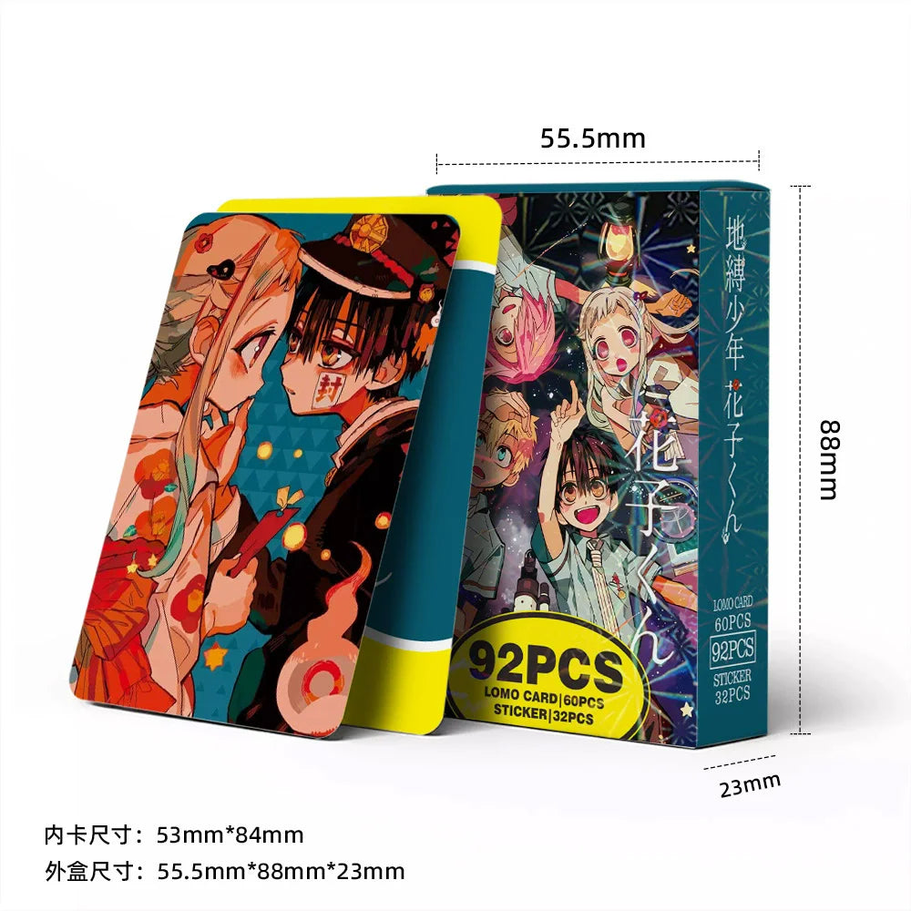 Toilet Bound Hanako Kun Photo Cards 60 Lomo 32 Cute Anime Stickers