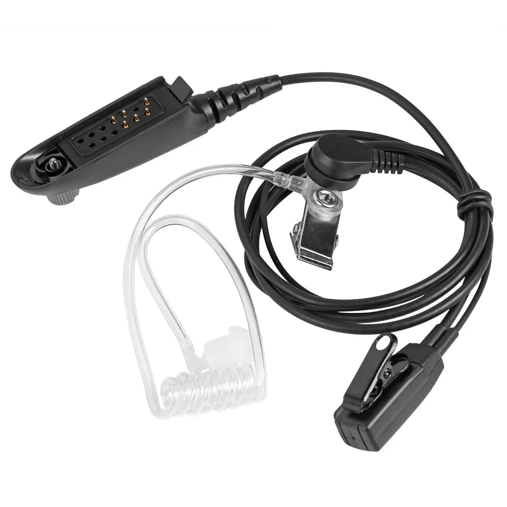 Air Acoustic Tube PTT Earpiece Headset for Motorola GP380 GP340