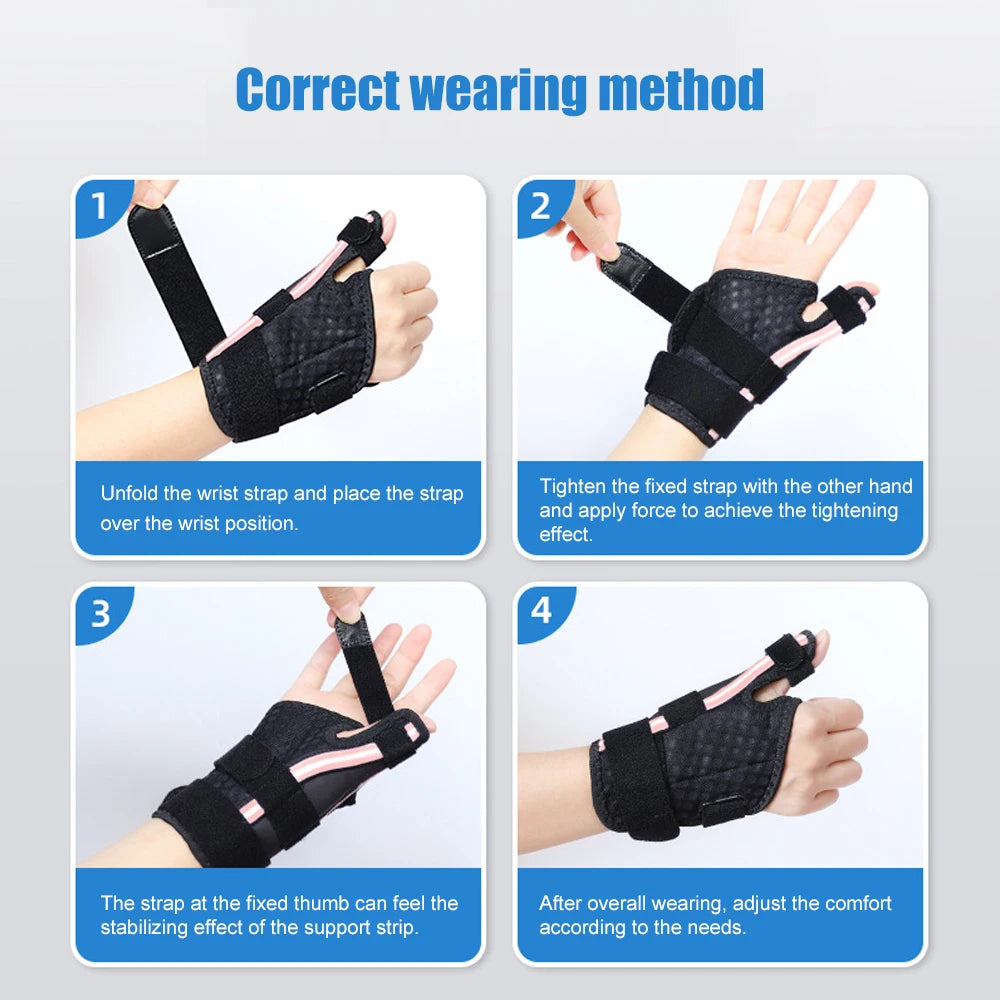 1PCS Thumb Brace for Right & Left Hand,Reversible Thumb Splint for Arthritis Pain,Thumb Stabilizer for Sprains,Tendonitis Relief Peaceful Pleasures Health and Wellness