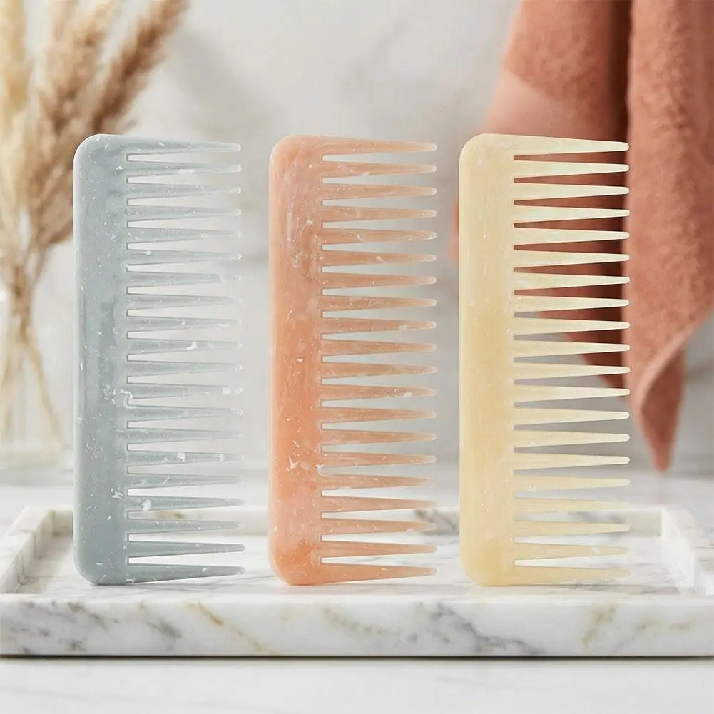 Wide Tooth Detangling Comb | Anti-Static Scalp Massage Comb