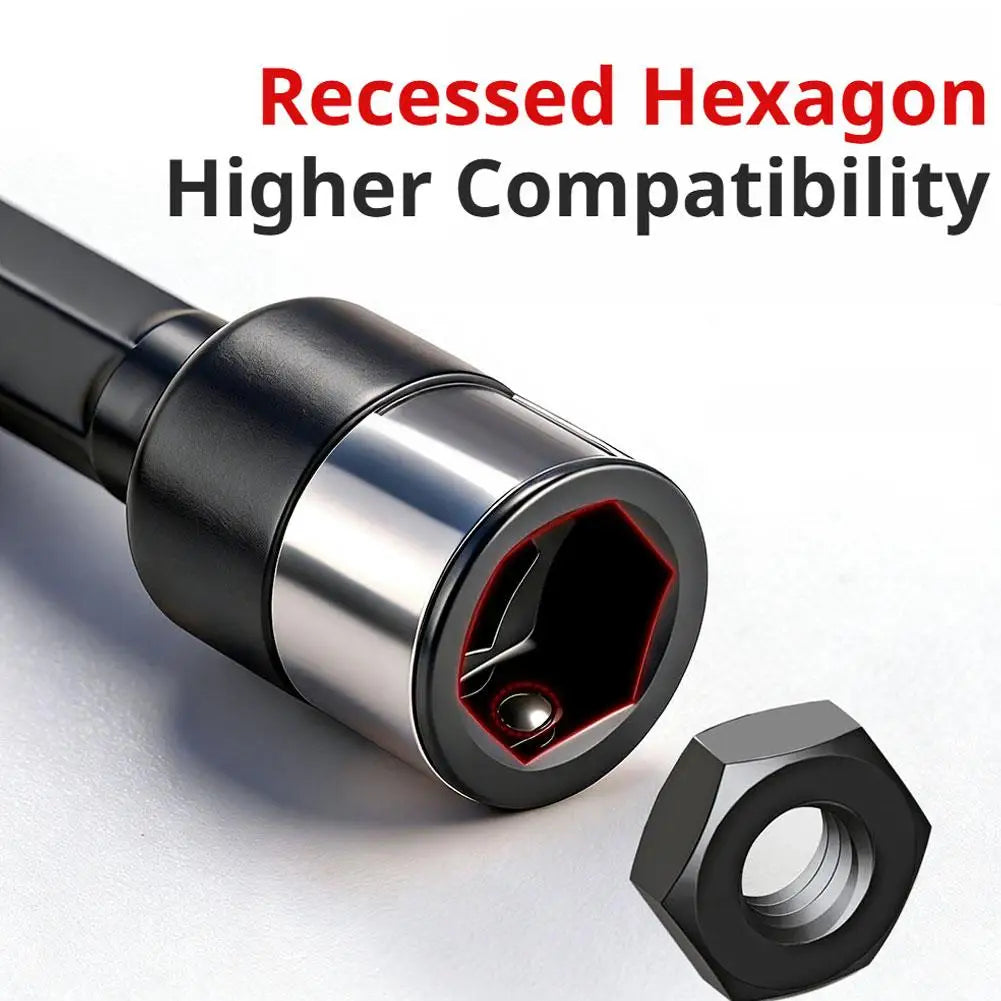 8mm Hex Shank Impact Socket Adapter for Drill & Impact Driver