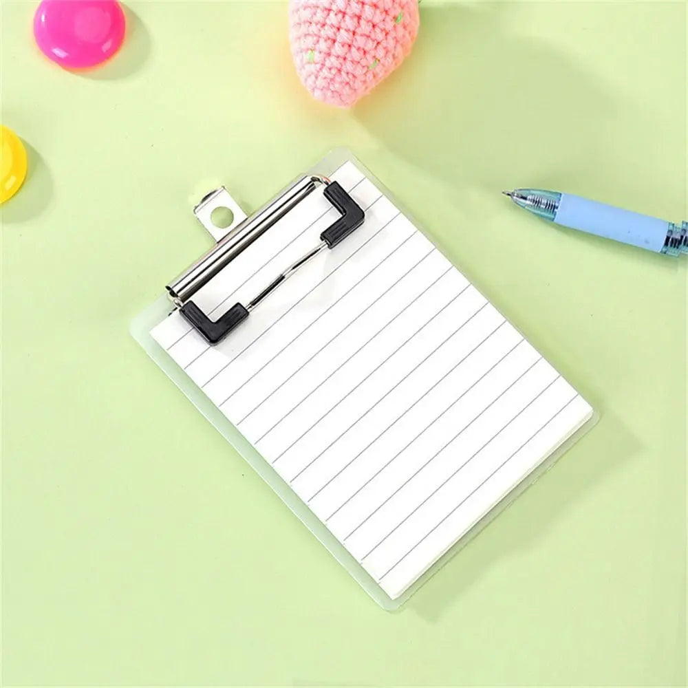 Notebooks 50sheets Clipboard Notepads Writing Pad Paper Holder Clip Folder Board Thickened Panel Mini Memo Pad Stationery Peaceful Pleasures Health and Wellness line