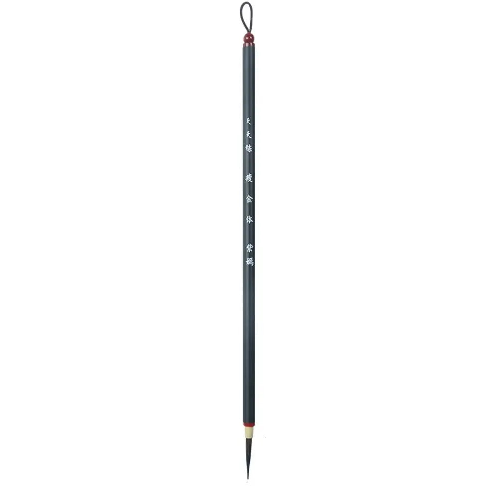 For Art Student Artist Drawing Crisperding Hook Line Fine Paint Brush Script Writing Brush Calligraphy Brush Chinese Brushes Peaceful Pleasures Health and Wellness B-Metal-