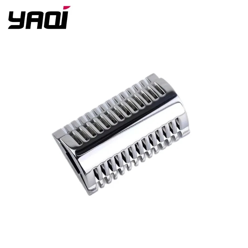 2026 Hot Sale Yaqi 316 Stainless Steel Polished Mellon Safety Razor Head Comfortable Shaving Peaceful Pleasures Health and Wellness