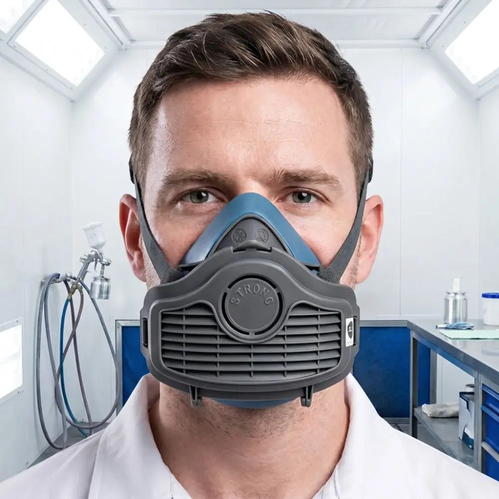 Reusable Silicone Half Face Dust Mask | Replaceable Filter