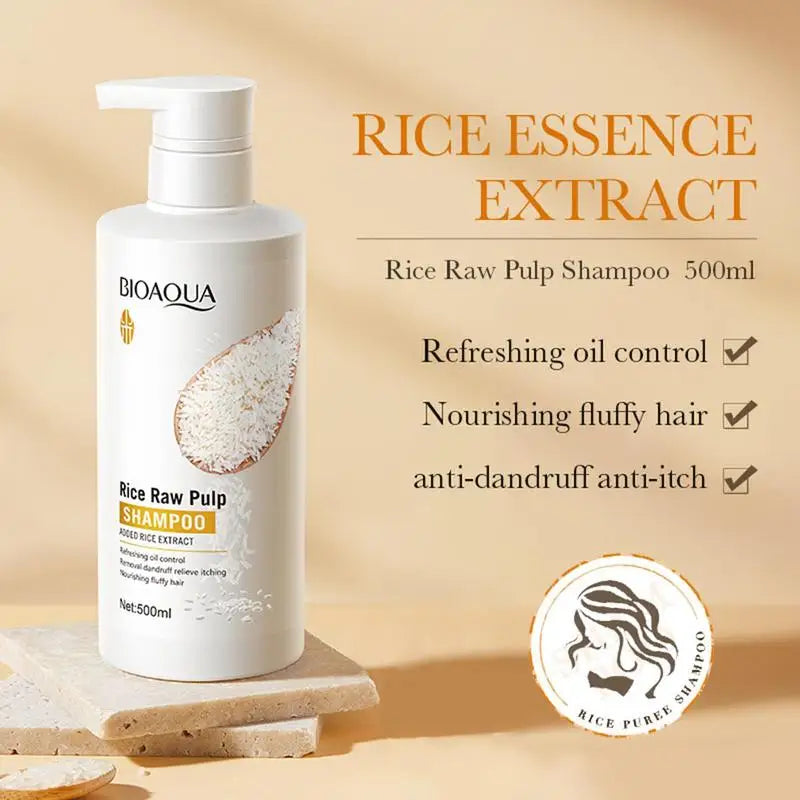 Rice Water Shampoo – Volumizing & Moisturizing | All Hair Types