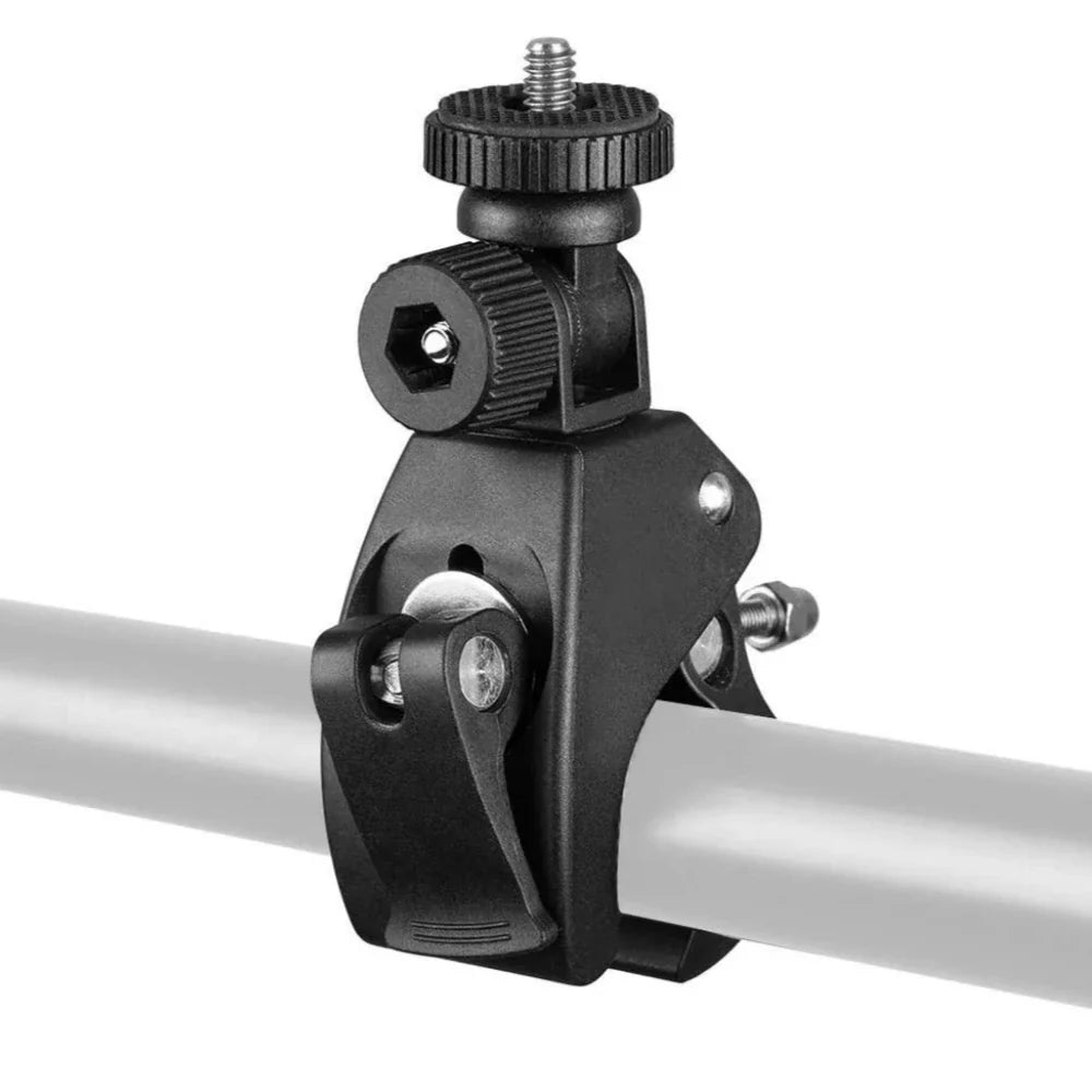 360° Handlebar Mount Clip for GoPro & Action Cameras | Bike & Moto