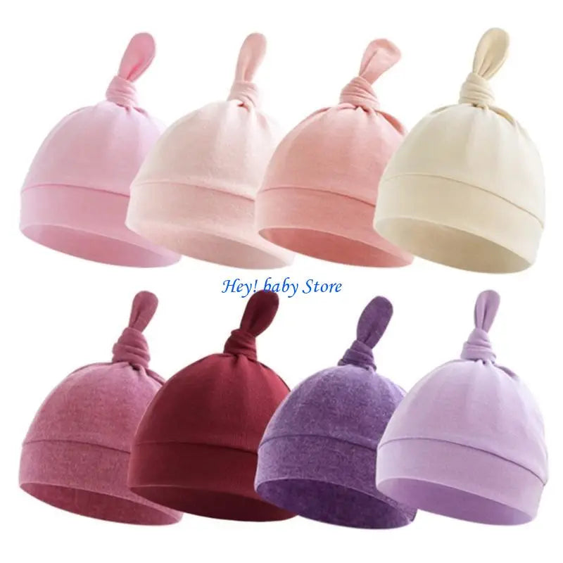 Cotton Baby Bonnet Earflap Hat | Soft Infant Cap 0–6 Months