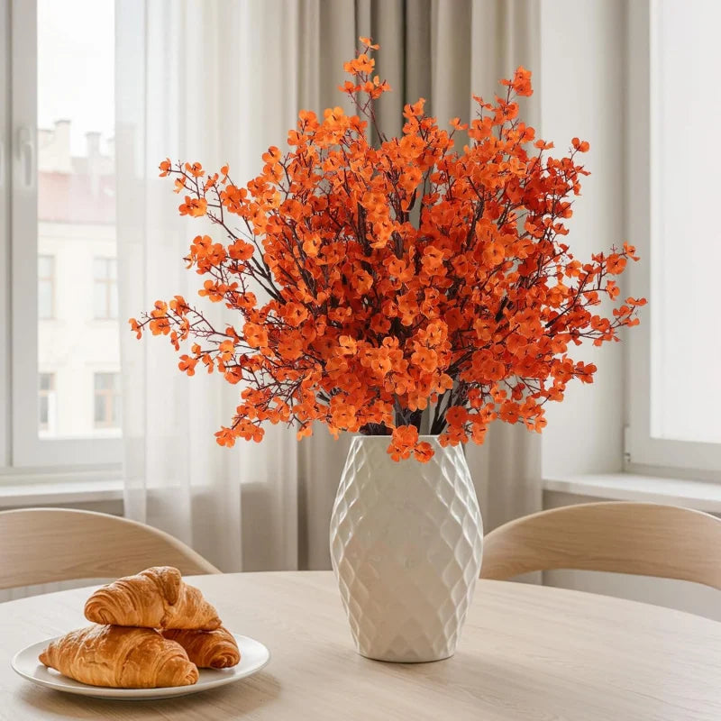 3pcs Silk Baby's Breath Artificial Flowers – Fall & Halloween Decor