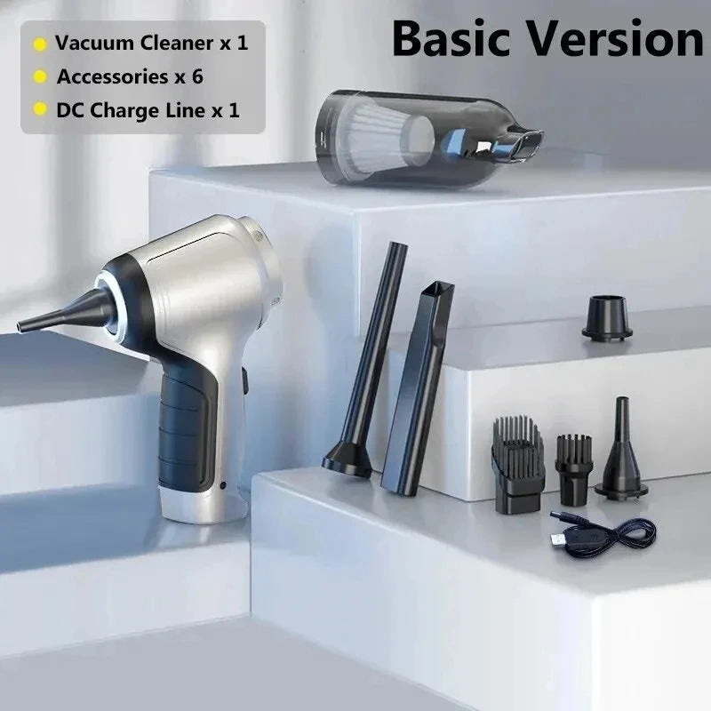 HOMEFISH Cordless Handheld Car & Home Vacuum Cleaner 120W