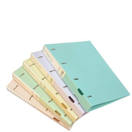 Bview Art 4-Ring Refillable Binder A4 Paper Organize Office Documents Peaceful Pleasures Health and Wellness