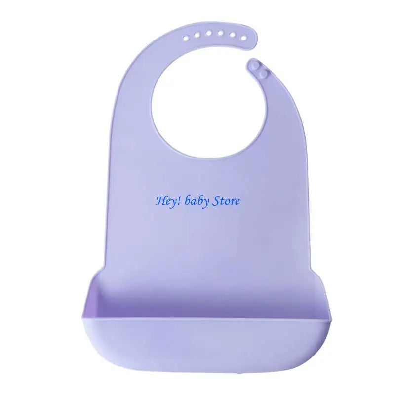 Adult Silicone Bib – Waterproof Feeding Apron for Seniors