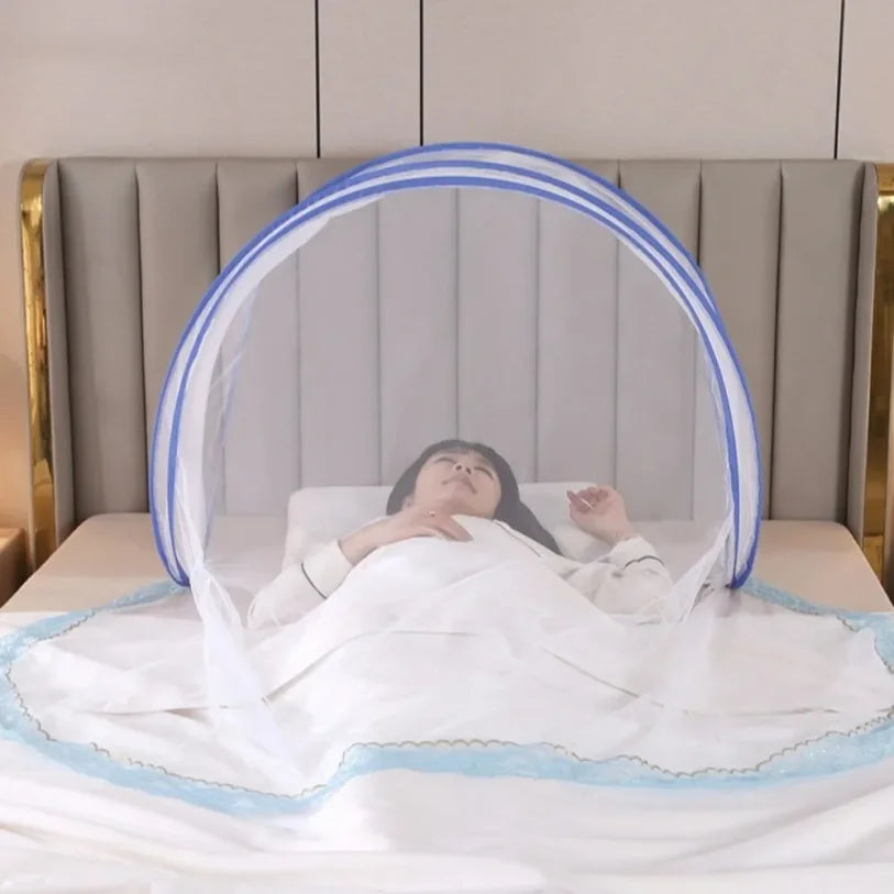 Portable Folding Travel Mosquito Net – Single Bed Screen Tent