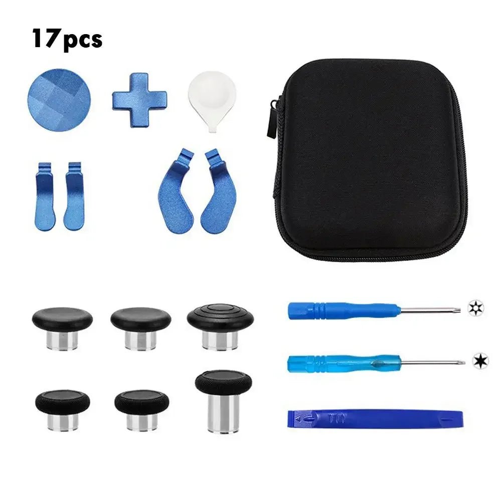 DIY Kit For Xbox One Elite Series 2 Wireless Controller Accessories - Metal D-Pad Trigger Paddles Repair set With Storage Bag Peaceful Pleasures Health and Wellness 05