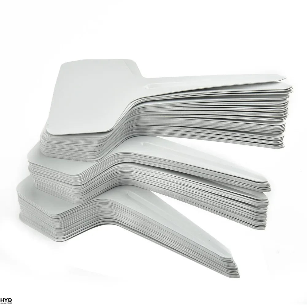 Tiquettes De Jardin Blanches 100 Pi Ces En Plastique Tanche