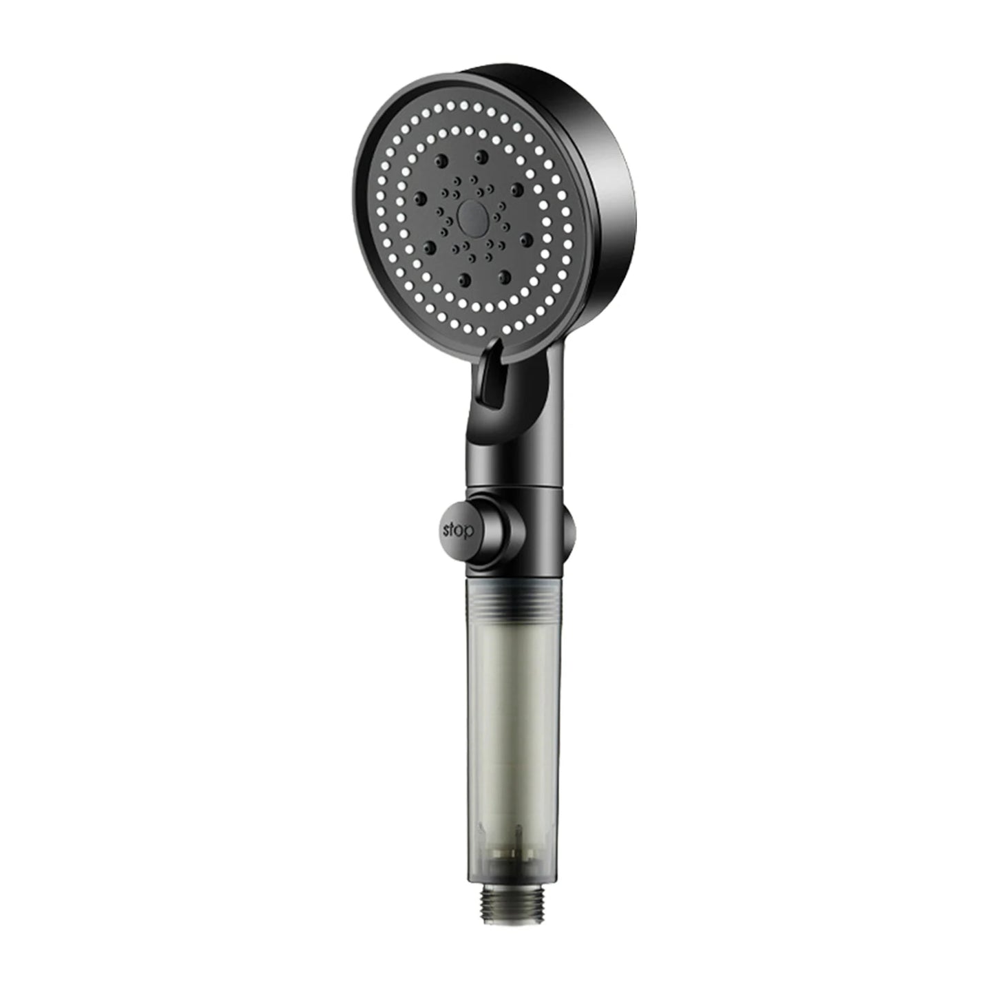 Bathroom Hand Held Shower Head Water Saving Pressure Shower Device for Cleaning Tile Corner Toilet Peaceful Pleasures Health and Wellness 4