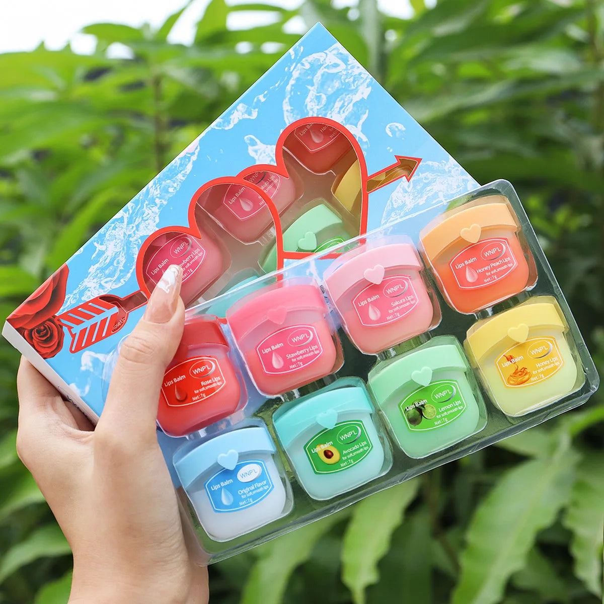 New 4/6/8pcs Moisturizing Lip Balm Sets Lipstick Makeup Natural Plant Base Moisturizer Lip Balm Anti-Cracking Lips Skin Care Peaceful Pleasures Health and Wellness 8pcs