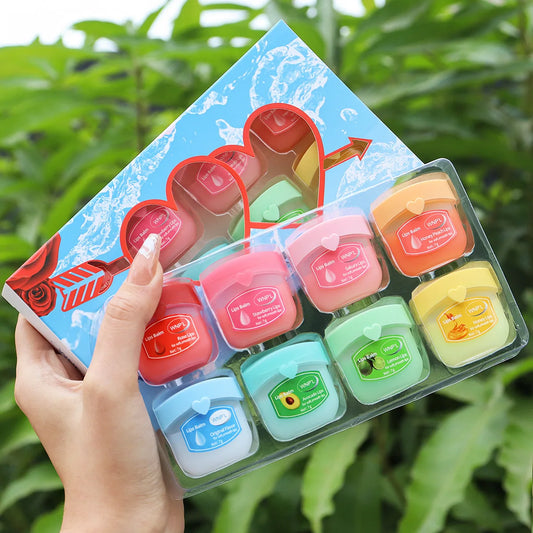 New 4/6/8pcs Moisturizing Lip Balm Sets Lipstick Makeup Natural Plant Base Moisturizer Lip Balm Anti-Cracking Lips Skin Care Peaceful Pleasures Health and Wellness 8pcs