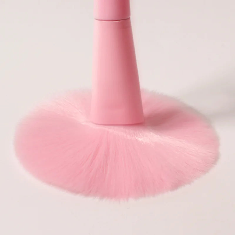17-Piece Makeup Brush Set in Candy Colored Macaron Shades: Powder Brush, Eyebrow Brush, and More Peaceful Pleasures Health and Wellness