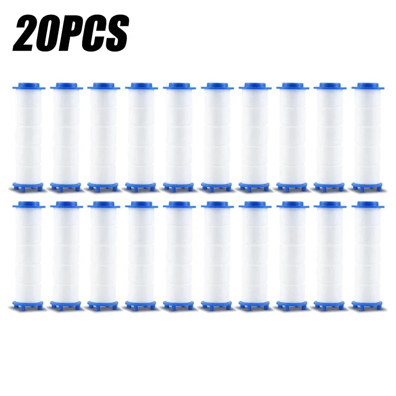 50-Pack Shower Head Filter Cartridges | PP Cotton Water Purifier