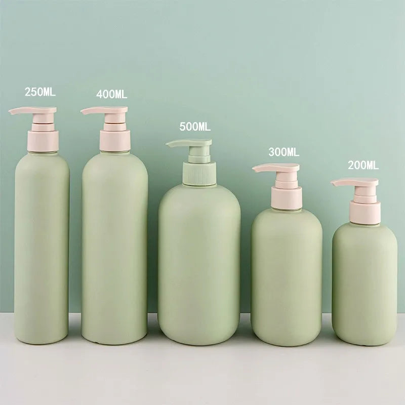 Avocado Green Refillable Pump Bottle – Lotion & Shampoo 200–500ml