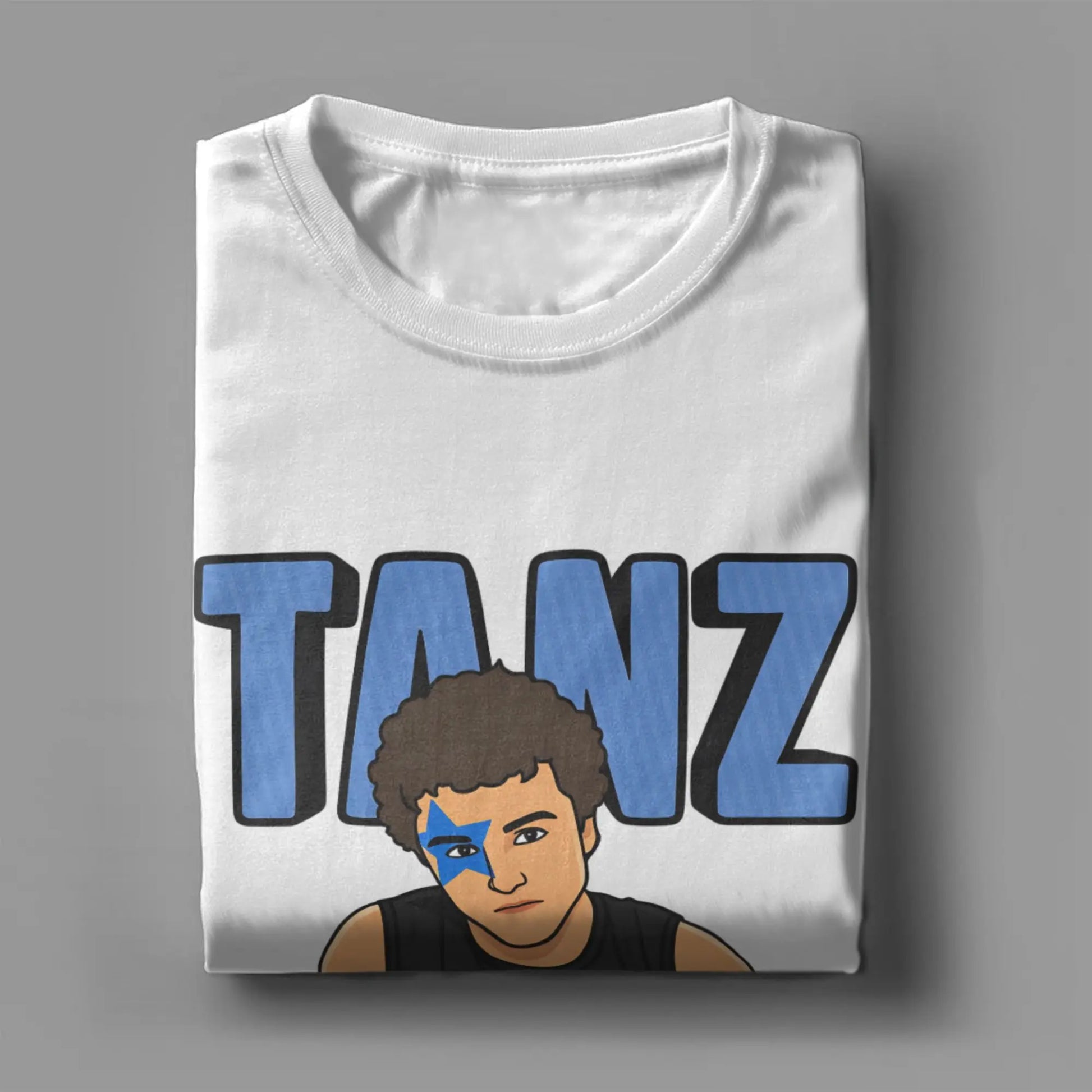 TANZSCHEIN Cosmó Men T Shirts Eurovisions 2026 Awesome Tee Shirt Short Sleeve Round Neck T-Shirt Pure Cotton Summer Clothes Peaceful Pleasures Health and Wellness