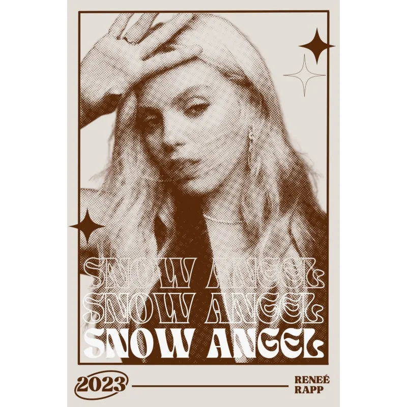 Hot Pop Singer Renee Rapp Bite Me New Music Album Aesthetic Poster HD Printed Canvas Painting Wall Art Pictures Home Decor Peaceful Pleasures Health and Wellness 14 20x30cm Unframed