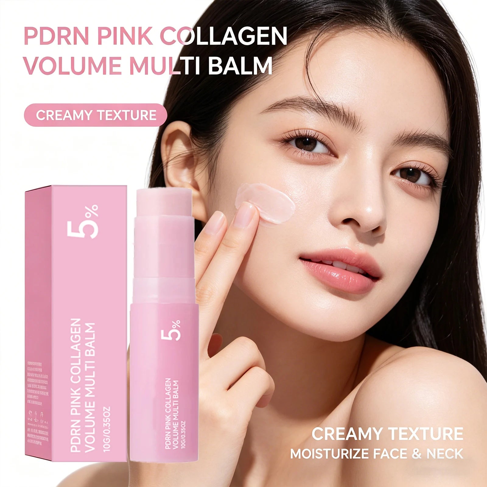 Volume Multi balm Nourishing Smoothing Dry Skin Fade Fine Lines Improve Dullness Brightening Plumping Face & Neck Skincare Stick Peaceful Pleasures Health and Wellness