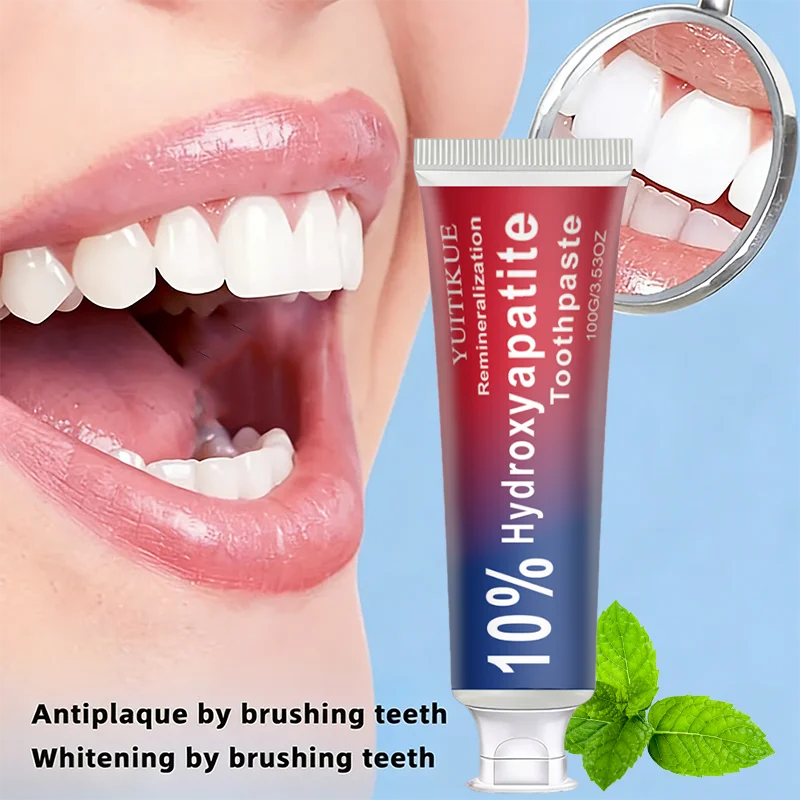 Yuitikue 10% Hydroxyapatite Toothpaste, Remineralizing Teeth Whitening Paste for Deep Cleaning & Oral Care, 100g Peaceful Pleasures Health and Wellness