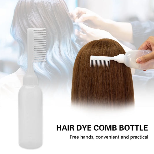 170ml Bottle Refillable Applicator Hair Dye Bottles Plastic Shampoo Bottle Hair Coloring Smudge Tool Salon Hairdressing Supplies Peaceful Pleasures Health and Wellness
