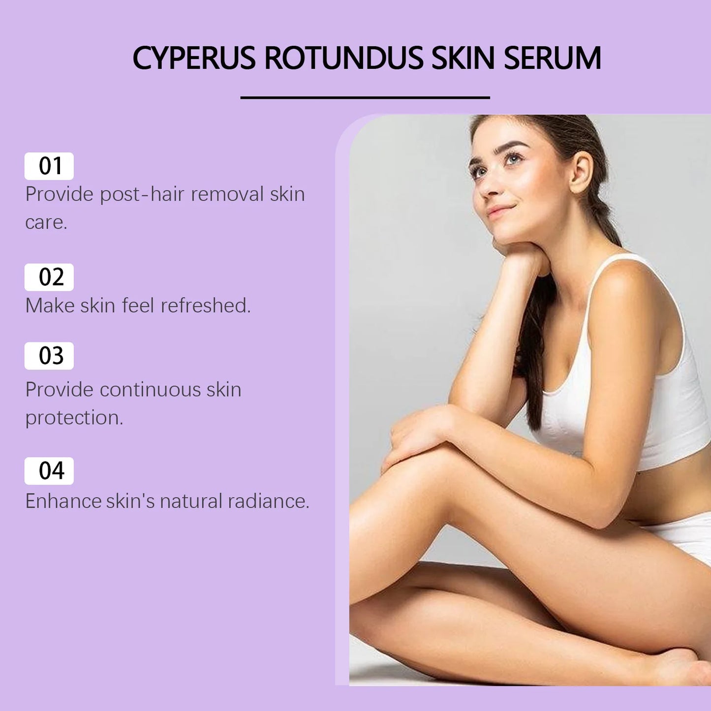 OceAura Cyperus Rotundus Hair Growth Inhibitor Serum 60ml