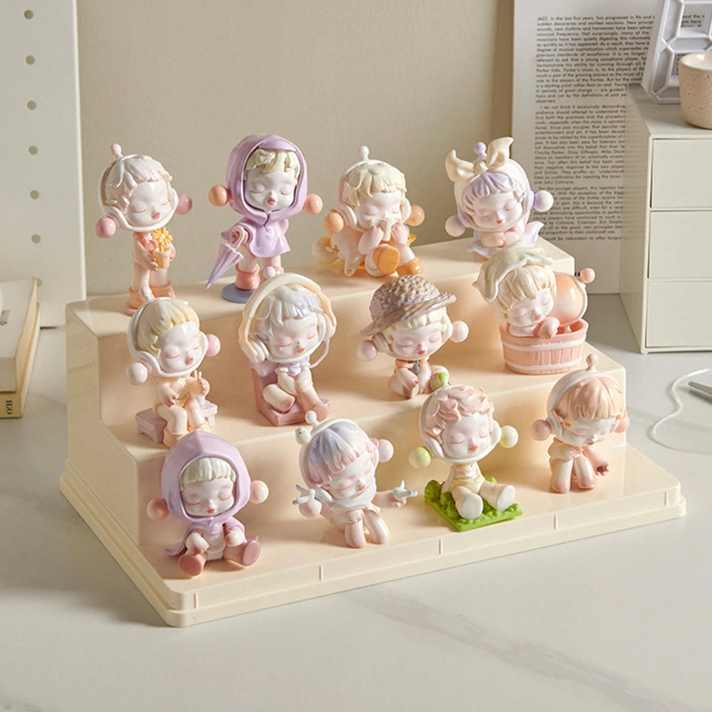 Acrylic transparent dust-proof Le Master's ornament display cabinet, milk oil wind blind box storage box, Bubble Mart organizati Peaceful Pleasures Health and Wellness