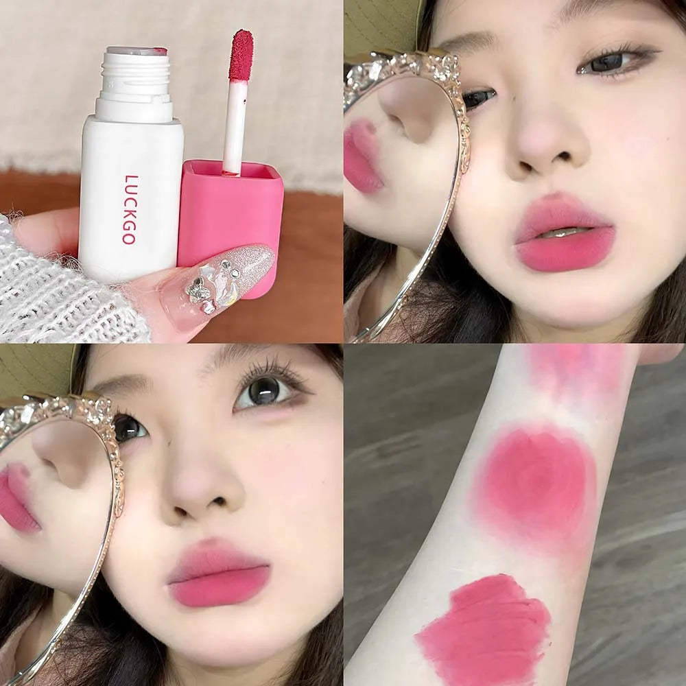 9-Color Matte Velvet Lip Tint | Korean Moisturizing Lip Glaze