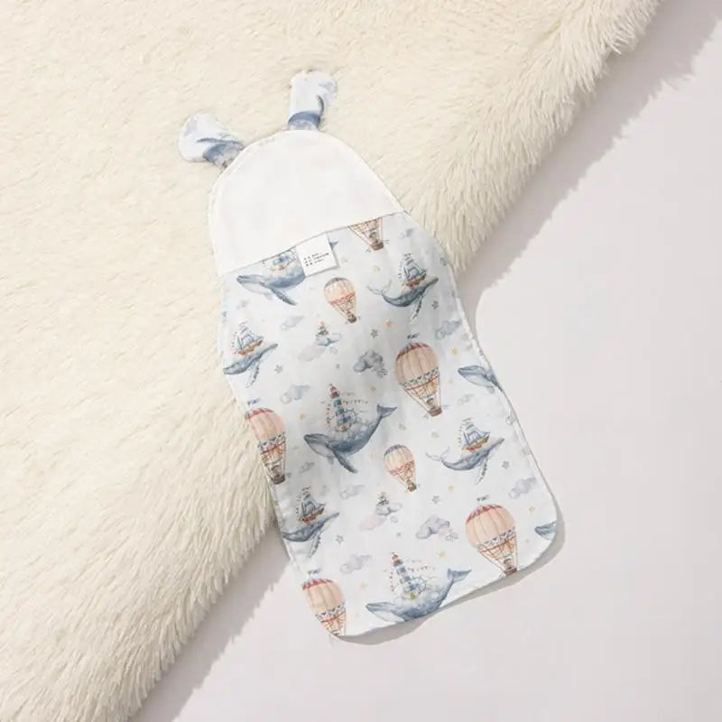 Baby Sweat Absorbent Back Towel | Soft Cartoon Backrest Pad