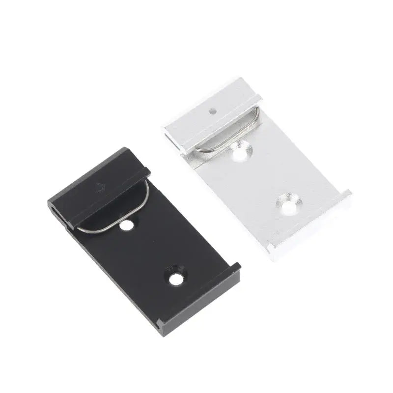 25/35/45MM Metal DIN Rail Fixed Clamp Clip Relay Mounting Buckle Simple Fixing Rack With Mounting Holes Peaceful Pleasures Health and Wellness