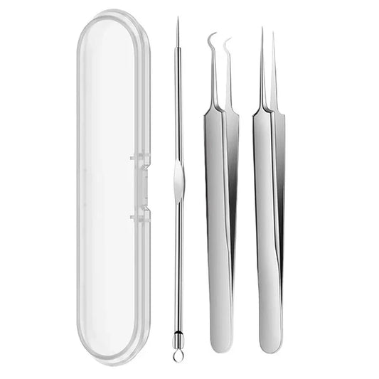 3-Piece Acne Needle Blackhead Extractor Kit | Stainless Steel Blackhead Extractor Kit Oasis Select 3pcs