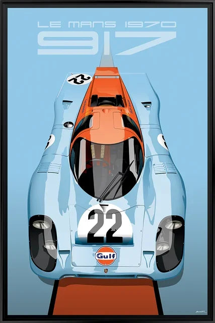 Le Mans 917K Martini Racing Canvas Wall Art Poster Print Canvas Wall Art Peaceful Pleasures Health and Wellness U4340-5 50x70cm Unframed