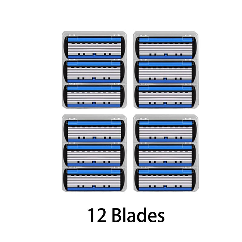 6-Layer Double Edge Safety Razor – Stainless Steel Manual Shaver