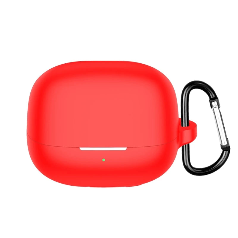 For xiaomi Buds 5 Pro Headphones High Quality Silicone Protective Case Simple Dustproof Full Protective Cover 10 Colors Supply Peaceful Pleasures Health and Wellness Red