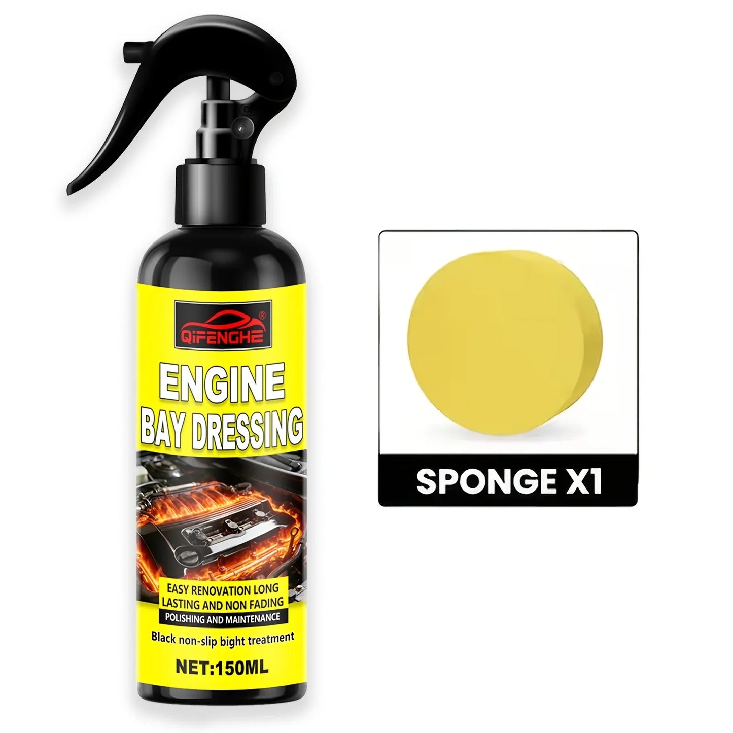 Car Engine Degreaser Spray – Heavy Oil Stain Remover 5.07oz