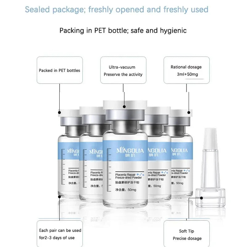 Oligopeptide Placenta Freeze-Dried Powder Essence | Repair & Hydrate