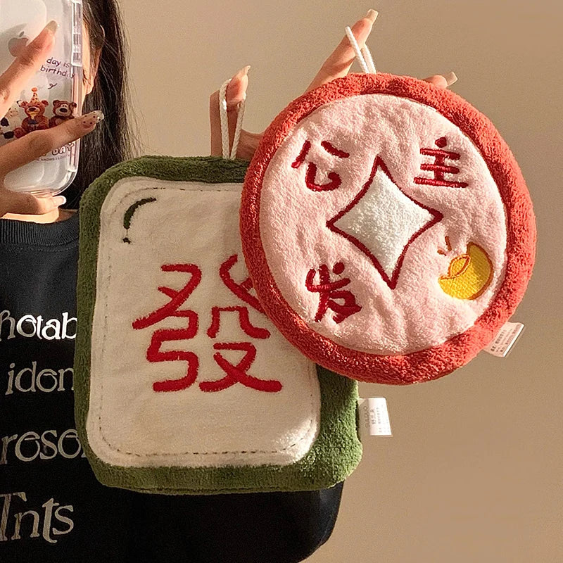 Soft Hand Towels Chinese New Year 2026 Towels for Hands Bathroom Accessories Kitchen Washing Towels Absorbent Hand Towels Peaceful Pleasures Health and Wellness