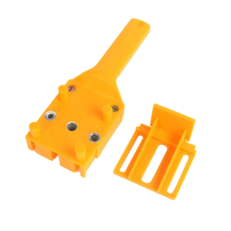 Pocket Hole Drill Guide | Straight Hole Locator for Woodworking Pocket Hole Jig Peaceful Pleasures Health and Wellness Yellow