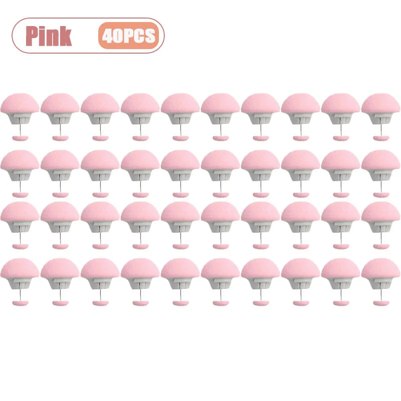 Mushroom Head Duvet Clips – No-Sew Bed Sheet Fasteners 20–80 PCS